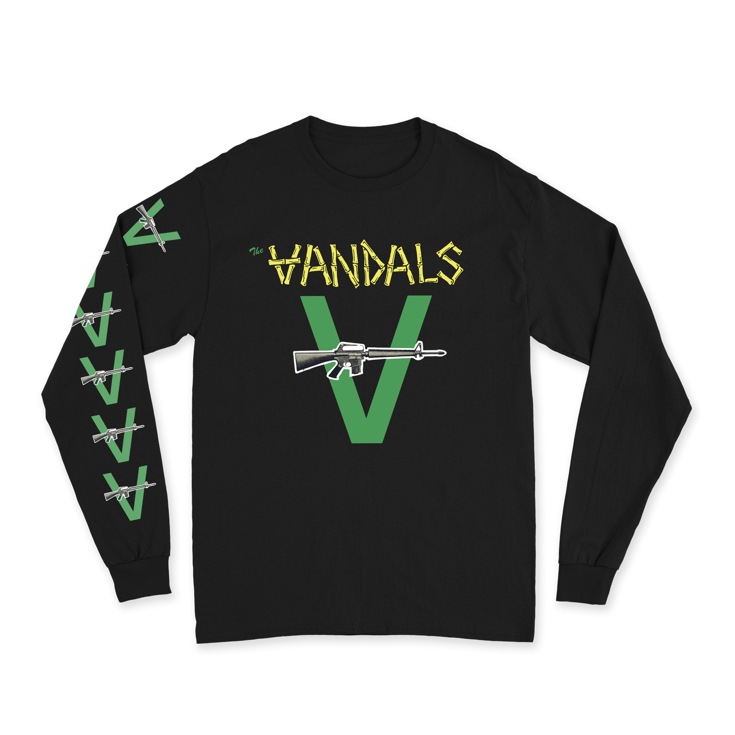 V Gun Long Sleeve Black