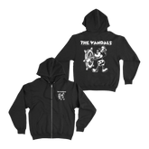 Mickey Zip Up Hoodie Black