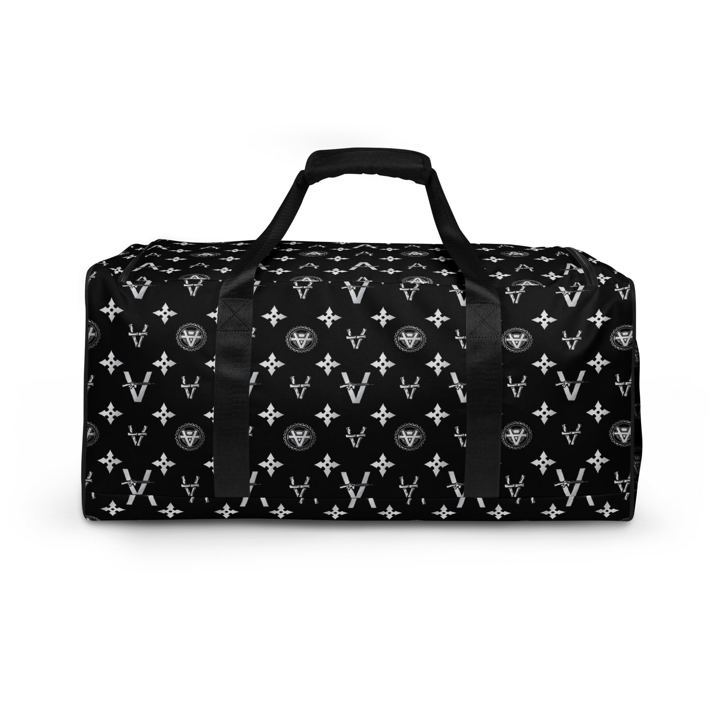 Vandals Silver and Black Duffle bag by Sergio Giorgini