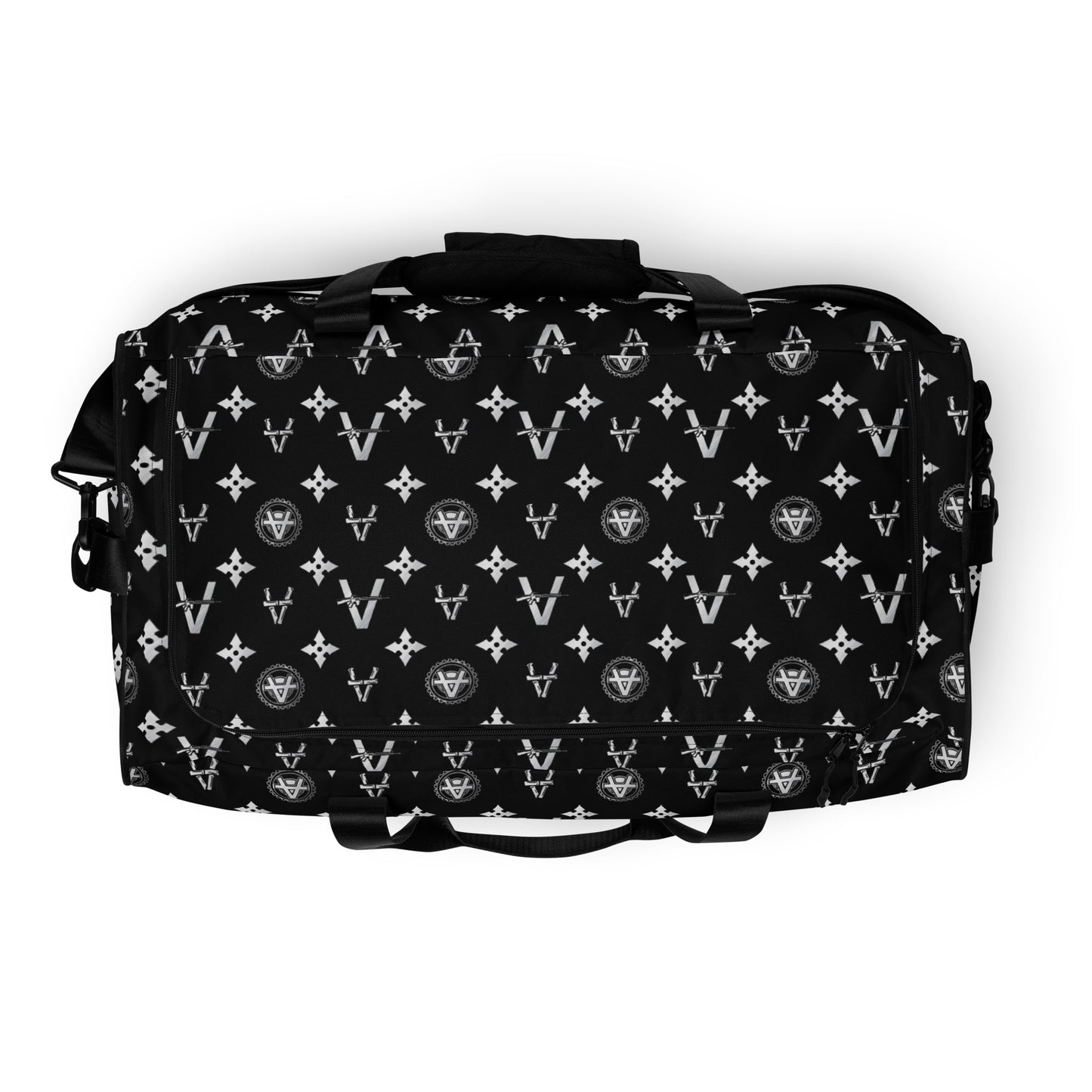 Vandals Silver and Black Duffle bag by Sergio Giorgini