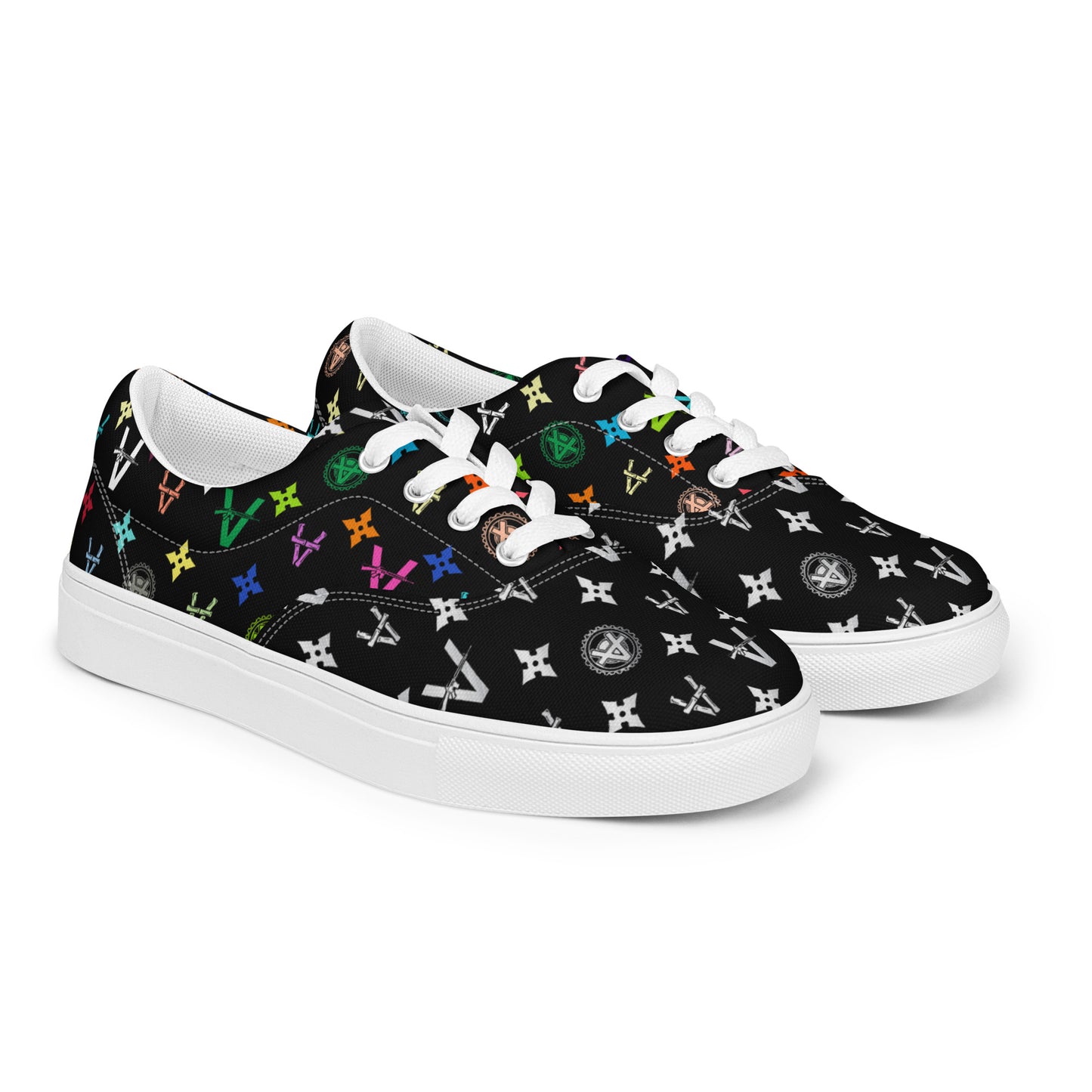 Vandals Mens lace-up canvas shoes by Sergio Giorgini