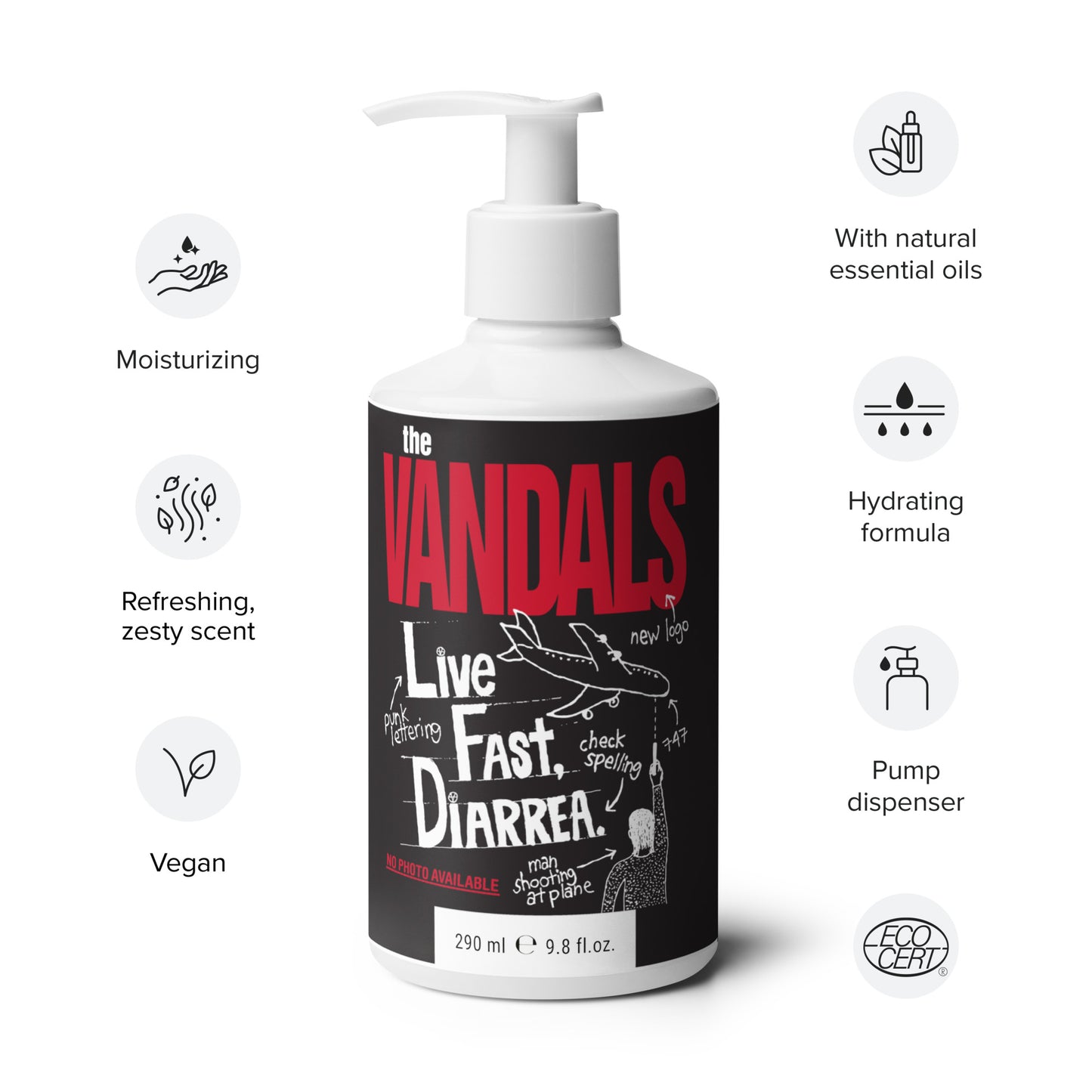 Vandals Refreshing Hand & Body Lotion